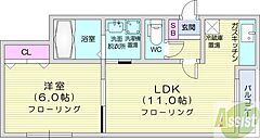 物件の間取り