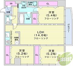 物件の間取り