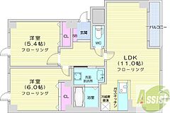 物件の間取り