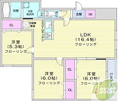 物件の間取り