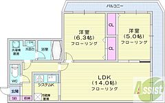 物件の間取り