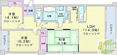 物件の間取り