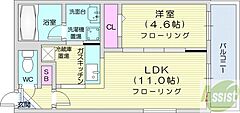物件の間取り