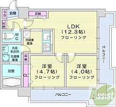 物件の間取り