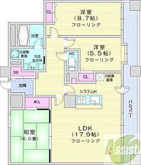 物件の間取り