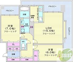 物件の間取り
