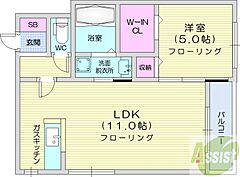 物件の間取り