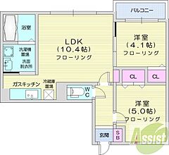 物件の間取り
