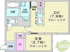 物件の間取り
