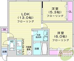 物件の間取り