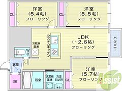 物件の間取り