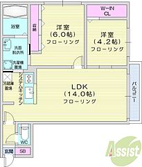 物件の間取り