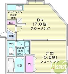 物件の間取り