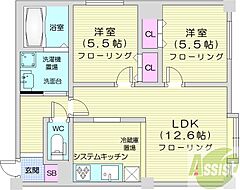 物件の間取り