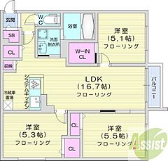 物件の間取り