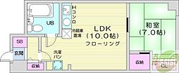 アルファコンフォート札幌 1LDKの間取図画像