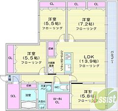 物件の間取り