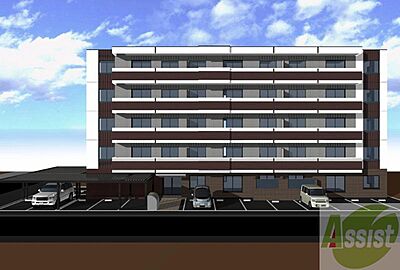 外観:札幌市西区八軒五条西「パーク農試館」外観パース 外観:札幌市西区八軒五条西「パーク農試館」外観パース