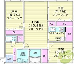 物件の間取り