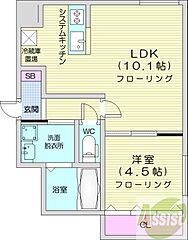物件の間取り