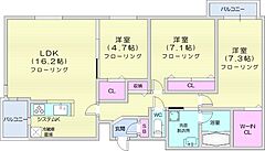 物件の間取り