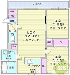 物件の間取り