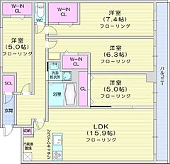 物件の間取り