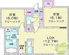 物件の間取り