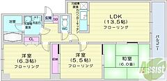 物件の間取り
