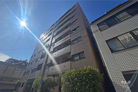 マイキャッスル水天宮前壱番館の外観(南東側から)