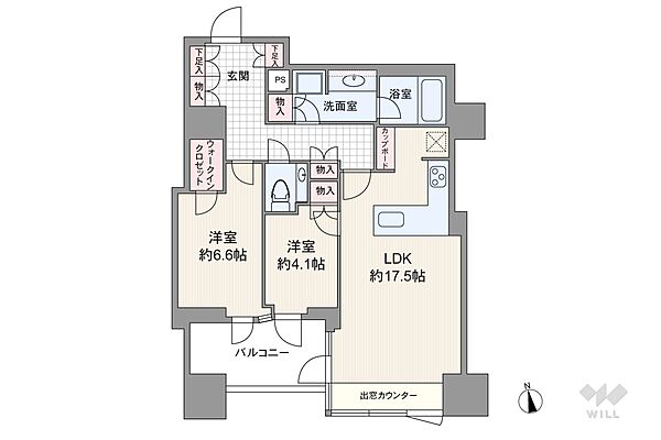 間取りを拡大表示