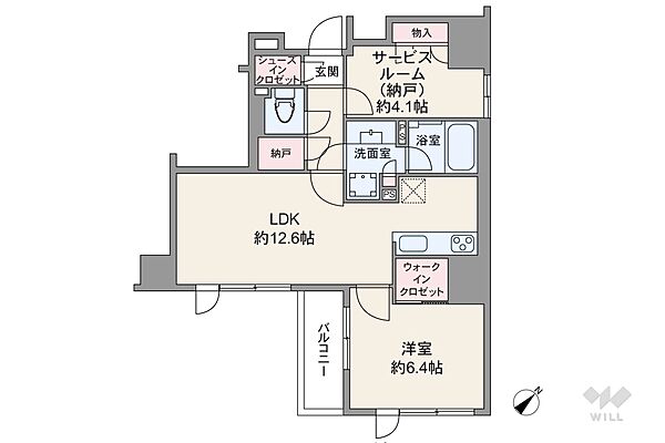 間取りを拡大表示