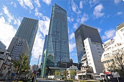 外観：虎ノ門ヒルズレジデンスの外観(南東側から)