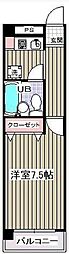グランシャルム葛西 1Kの間取図画像