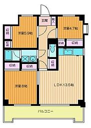 ウインズ舞浜 3LDKの間取図画像