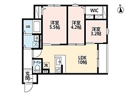 江戸川区一之江3丁目アパート 3LDKの間取図画像
