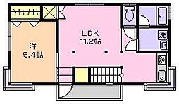 アーリーメイ 1LDKの間取図画像