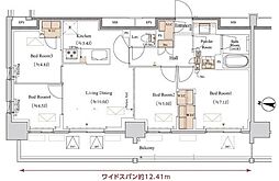 ブランシエスタ木場 4LDKの間取図画像