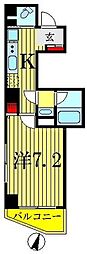DolceVitaRyogoku 1Kの間取図画像