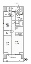 墨田区業平3丁目マンション 2LDKの間取図画像
