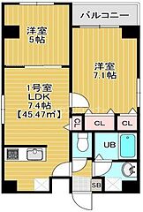 物件の間取り