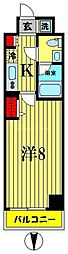 T-TERRACE森下 1Kの間取図画像
