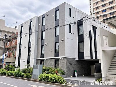 外観:\新大久保駅徒歩6分!築浅マンション1LDK♪/■家具家電付き■3沿線利用可能■オートロック 外観:\新大久保駅徒歩6分!築浅マンション1LDK♪/■家具家電付き■3沿線利用可能■オートロック