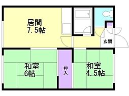 富士ハイツ 1階/3