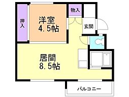 ビレッジハウス函館2号棟 4階/403