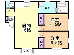ピュアローズIII号館 1階
