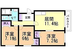 ジェルメ大手町1号棟 3階/301