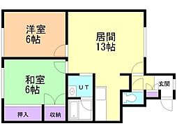 ウッドハウス追分 1階/-