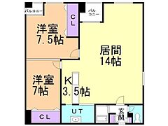 物件の間取り