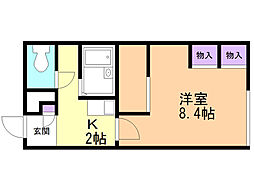 レオパレスSeaヒルズ函館 2階/212